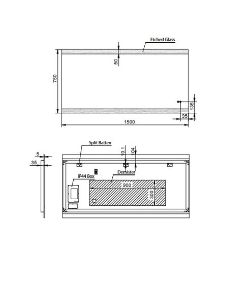 Remer Miro 1800mm Led Mirror